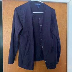 Chase Bank cardigan sweater